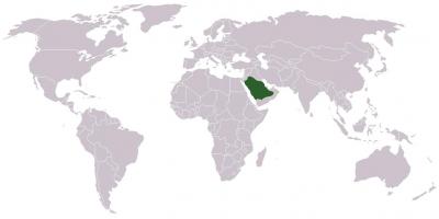 Saudi Araabia maailmakaardil
