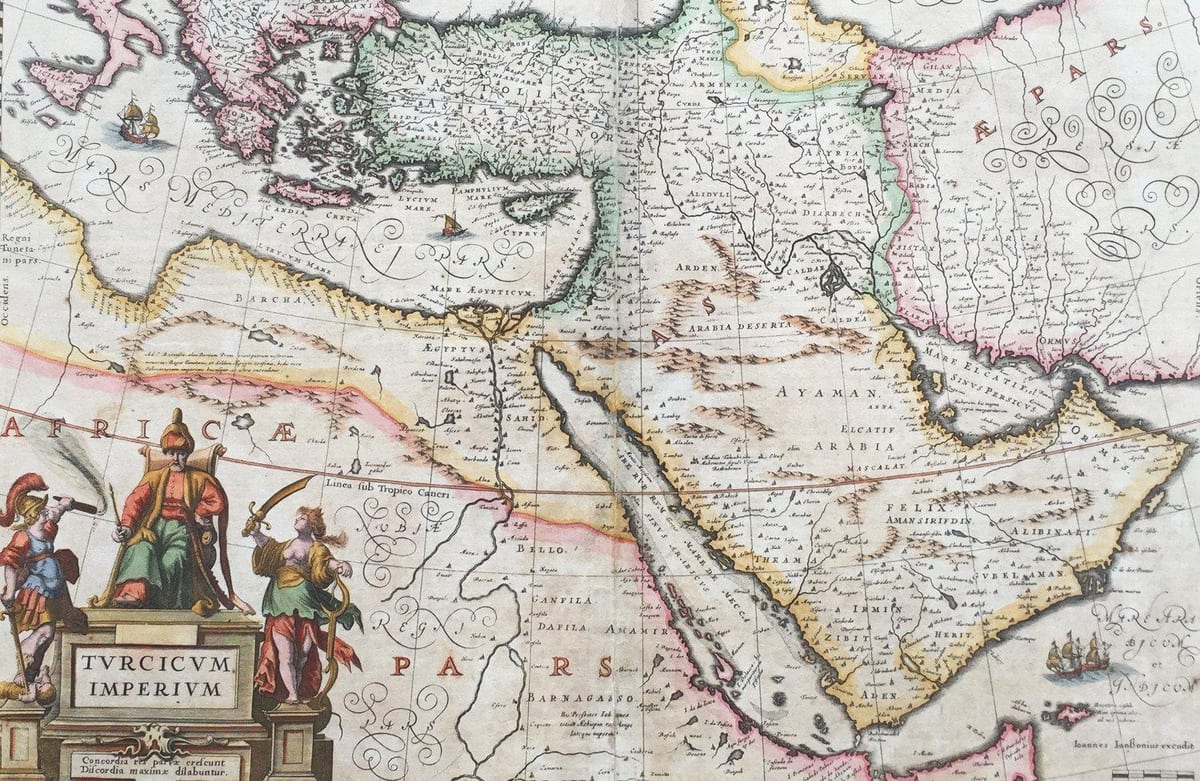 vana kaart Saudi Araabia