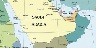 Kaart Saudi Araabia asukoht