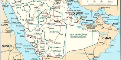Kaart Saudi Araabia pildid